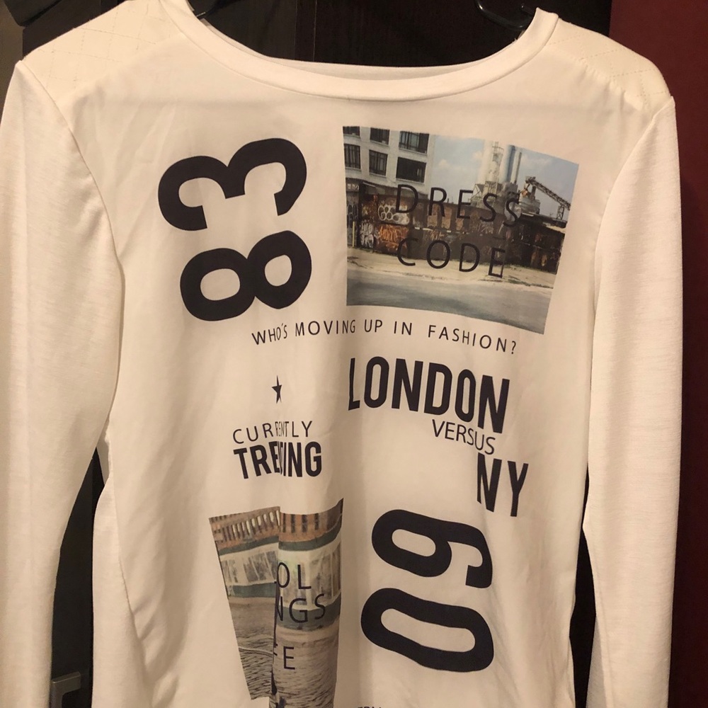 Zara Long Sleeve Graphic Tee